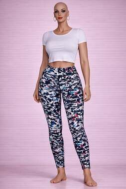 Lululemon Athletica Multicolor Abstract Print Leggings 27” Inseam Size Unknown